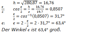 Realschulabschluss Quadratische Pyramiden Lösung Übungsaufgabe A4 Bild 6/© by www.fit-in-mathe-online.de