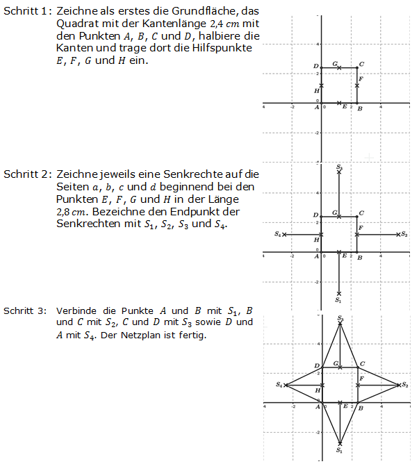 Realschulabschluss Quadratische Pyramiden Lösung Übungsaufgabe A5 Bild 4/© by www.fit-in-mathe-online.de