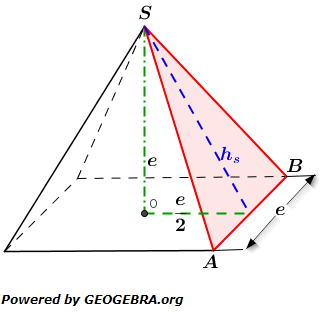 Realschulabschluss Quadratische Pyramiden Lösungs-Graphik W2b2016-1 /© by www.fit-in-mathe-online.de