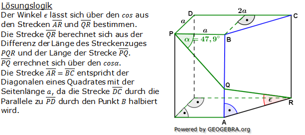 Realschulabschluss Streckenzüge und Flächen Lösungen Pflichtteilaufgabe P4/2007 Bild 1/© by www.fit-in-mathe-online.de