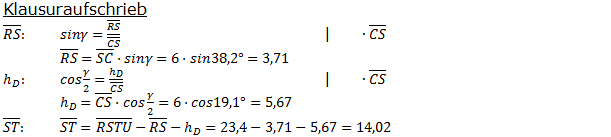Realschulabschluss Streckenzüge und Flächen Lösungen Pflichtteilaufgabe P3/2012 Bild 2/© by www.fit-in-mathe-online.de
