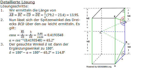 Realschulabschluss Streckenzüge und Flächen Lösungen Übungsaufgabe A1 Bild 1/© by www.fit-in-mathe-online.de