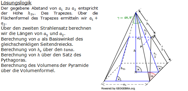 Realschulabschluss Streckenzüge und Flächen Lösungen Übungsaufgabe A3 Bild 1/© by www.fit-in-mathe-online.de