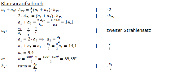 Realschulabschluss Streckenzüge und Flächen Lösungen Übungsaufgabe A3 Bild 2/© by www.fit-in-mathe-online.de