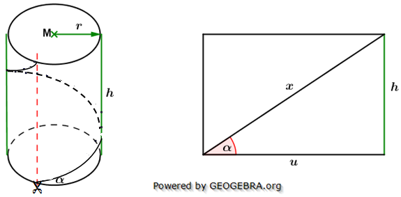 Realschulabschluss Streckenzüge und Flächen Lösungs-Graphik Übungsaufgabe A4/© by www.fit-in-mathe-online.de