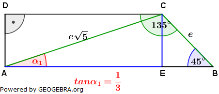 Realschulabschluss Trigonometrie Wahlteil W1b2005 Lösungs-Graphik/© by www.fit-in-mathe-online.de
