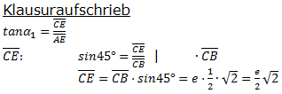 Realschulabschluss Trigonometrie Wahlteil W1b2005 Lösung Bild 2/© by www.fit-in-mathe-online.de