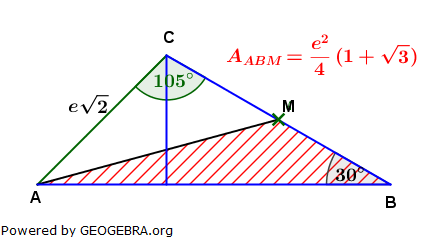 Realschulabschluss Trigonometrie Wahlteil W1b2008 Lösungs-Graphik/© by www.fit-in-mathe-online.de