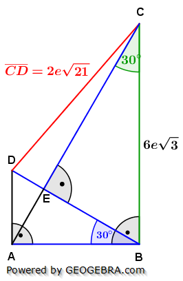 Realschulabschluss Trigonometrie Wahlteil W1b2012 Lösungs-Graphik/© by www.fit-in-mathe-online.de