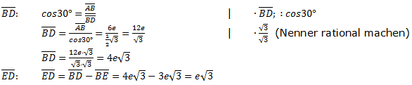Realschulabschluss Trigonometrie Wahlteil W1b2012 Lösung Bild 2/© by www.fit-in-mathe-online.de