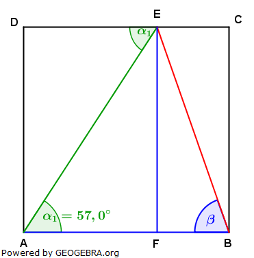 Pflichtteil RS-Abschluss Trigonometrie Lösung (umständlich) zur Aufgabe P5/2005 Bild P055L01u/© by www.fit-in-mathe-online.de
