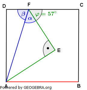Realschulabschluss Trigonometrie Pflichtteil P12006 Lösungs-Graphik/© by www.fit-in-mathe-online.de