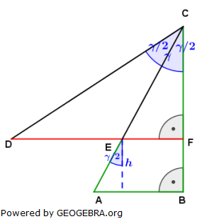 Realschulabschluss Trigonometrie Pflichtteil P22006 Lösungs-Graphik/© by www.fit-in-mathe-online.de