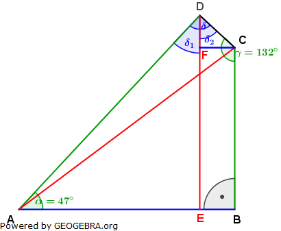 Realschulabschluss Trigonometrie Pflichtteil P22008 Lösungs-Graphik/© by www.fit-in-mathe-online.de