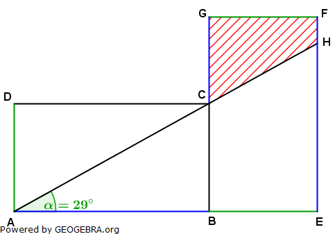 Realschulabschluss Trigonometrie Pflichtteil P12012 Lösungs-Graphik Realschulabschluss Trigonometrie Pflichtteil P12012 Lösungs-Graphik/© by www.fit-in-mathe-online.de