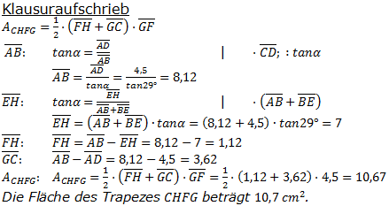 Realschulabschluss Trigonometrie Pflichtteil P12012 Lösung Bild 2 Realschulabschluss Trigonometrie Pflichtteil P12012 Lösung Bild 2/© by www.fit-in-mathe-online.de