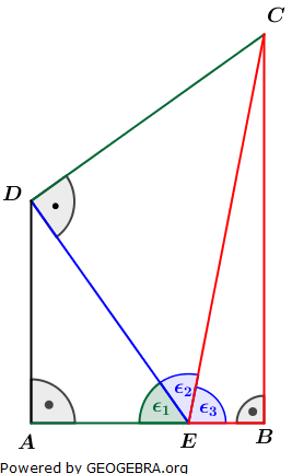 Realschulabschluss Trigonometrie Pflichtteil P12014 Lösungs-Graphik/© by www.fit-in-mathe-online.de