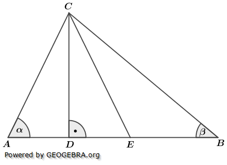 Im Dreieck ABC gilt: (Realschulabschluss Pflichtteilaufgaben Trigonometrie Aufgabengraphik P12015) Im Dreieck ABC gilt: (Realschulabschluss Pflichtteilaufgaben Trigonometrie Aufgabengraphik P12015/© by www.fit-in-mathe-online.de)