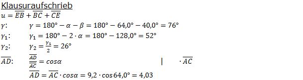 Realschulabschluss Trigonometrie Pflichtteil P15011u Lösung Bild 2 Realschulabschluss Trigonometrie Pflichtteil P15011u Lösung Bild 2/© by www.fit-in-mathe-online.de