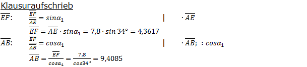 Realschulabschluss Trigonometrie Pflichtteil P22015 Lösung Bild 2 Realschulabschluss Trigonometrie Pflichtteil P22015 Lösung Bild 2/© by www.fit-in-mathe-online.de
