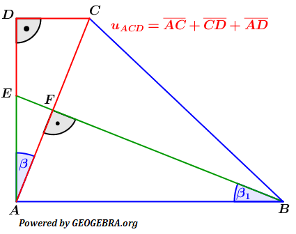 Realschulabschluss Trigonometrie Pflichtteil P22016 Lösungs-Graphik/© by www.fit-in-mathe-online.de
