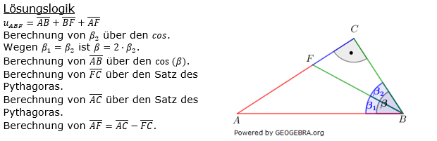 Realschulabschluss Trigonometrie Pflichtteil P12017 Lösung Bild 1 Realschulabschluss Trigonometrie Pflichtteil P12017 Lösung Bild 1/© by www.fit-in-mathe-online.de
