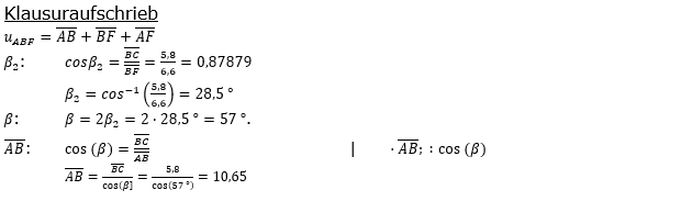 Realschulabschluss Trigonometrie Pflichtteil P12017 Lösung Bild 2 Realschulabschluss Trigonometrie Pflichtteil P12017 Lösung Bild 2/© by www.fit-in-mathe-online.de