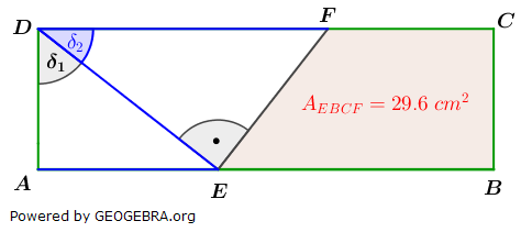 Realschulabschluss Trigonometrie Pflichtteil P12018 Lösungs-Graphik/© by www.fit-in-mathe-online.de