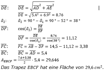 Realschulabschluss Trigonometrie Pflichtteil P12018 Lösung Bild 3/© by www.fit-in-mathe-online.de