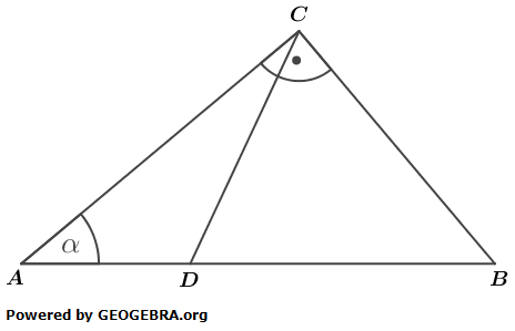 Das gleichschenklige Dreieck ABC und das Quadrat ADEF überdecken sich teilweise.. (Realschulabschluss Pflichtteilaufgaben Trigonometrie Aufgabengraphik P210101/© by www.fit-in-mathe-online.de)
