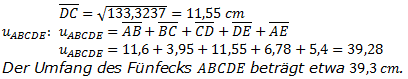 Realschulabschluss Trigonometrie Übungsaufgabe A04 Lösung Bild 8/© by www.fit-in-mathe-online.de