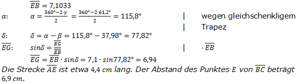 Realschulabschluss Trigonometrie Wahlteil W4a2003 Lösung Bild 8u/© by www.fit-in-mathe-online.de