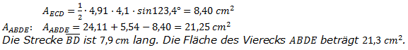 Realschulabschluss Trigonometrie Wahlteil W3a2004 Lösung Bild 8/© by www.fit-in-mathe-online.de