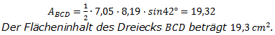 Realschulabschluss Trigonometrie Wahlteil W1a2011 Lösung Bild 7/© by www.fit-in-mathe-online.de
