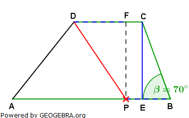 Realschulabschluss Trigonometrie Wahlteil W1a2012 Lösungs-Graphik/© by www.fit-in-mathe-online.de