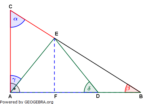 Realschulabschluss Trigonometrie Wahlteil W1a2013 Lösungs-Graphik/© by www.fit-in-mathe-online.de