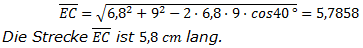 Realschulabschluss Trigonometrie Wahlteil W1a2014 Lösung Bild 4/© by www.fit-in-mathe-online.de
