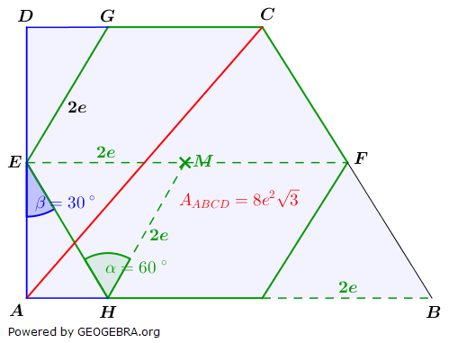 Realschulabschluss Trigonometrie Wahlteil W1b2017 Lösungs-Graphik/© by www.fit-in-mathe-online.de