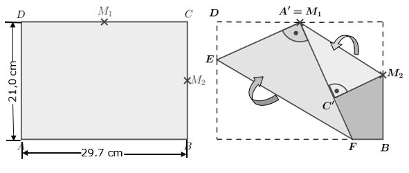 Gegeben sind das rechtwinklige Dreieck ABC und das gleichschenklige Dreieck ADE. (Realschulabschluss Wahlteilaufgaben Trigonometrie Aufgabengraphik B4b2021/© by www.fit-in-mathe-online.de)