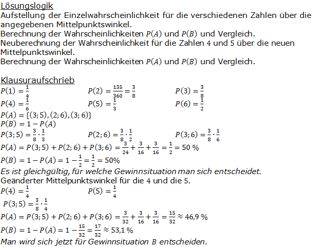 Realschulabschluss Zufall und Wahrscheinlichkeit Lösungen Wahlteilaufgabe W4a/2010 Bild 1/© by www.fit-in-mathe-online.de