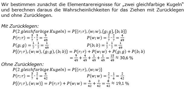 Realschulabschluss Zufall und Wahrscheinlichkeit Lösungen Übungsaufgabe A03 Bild 1 Realschulabschluss Zufall und Wahrscheinlichkeit Lösungen Übungsaufgabe A03 Bild 1/© by www.fit-in-mathe-online.de