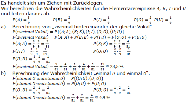Realschulabschluss Zufall und Wahrscheinlichkeit Lösungen Übungsaufgabe A05 Bild 1 Realschulabschluss Zufall und Wahrscheinlichkeit Lösungen Übungsaufgabe A05 Bild 1/© by www.fit-in-mathe-online.de