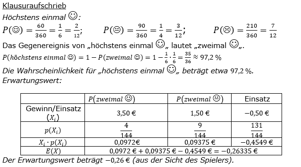Realschulabschluss Zufall und Wahrscheinlichkeit Lösungen Wahlteilaufgabe W4a/2017 Bild 2/© by www.fit-in-mathe-online.de