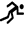Piktogramm Läufer (Realschulabschluss Wahlteilaufgaben Zufall und Wahrscheinlichkeit Aufgabengraphik W213a03/© by www.picabay.com)