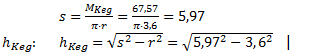Realschulabschluss Zusammengesetzte Körper Lösungen Pflichtteilaufgabe P3/2006 Bild 3/© by www.fit-in-mathe-online.de