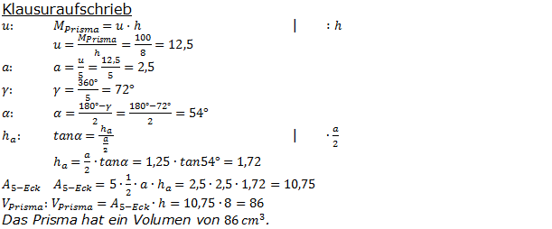 Realschulabschluss Zusammengesetzte Körper Lösungen Pflichtteilaufgabe P4/2006 Bild 2/© by www.fit-in-mathe-online.de