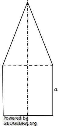 Ein zusammengesetzter Körper besteht aus einem Zylinder und einem Kegel. (Realschulabschluss Zusammengesetzte Körper Aufgabengraphik Pflichtteilaufgabe P4/2008/© by www.fit-in-mathe-online.de)