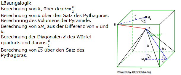 Realschulabschluss Zusammengesetzte Körper Lösungen Pflichtteilaufgabe P3/2010 Bild 1/© by www.fit-in-mathe-online.de