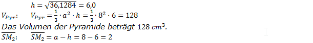 Realschulabschluss Zusammengesetzte Körper Lösungen Pflichtteilaufgabe P3/2010 Bild 4/© by www.fit-in-mathe-online.de