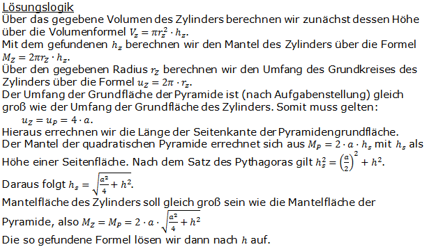 Realschulabschluss Zusammengesetzte Körper Lösungen Pflichtteilaufgabe P3/2013 Bild 1/© by www.fit-in-mathe-online.de